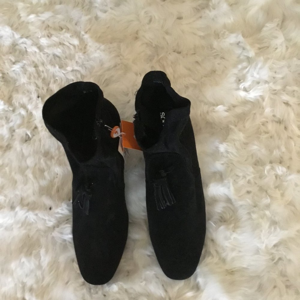 Sporto stretch suede ankle boots 12W New